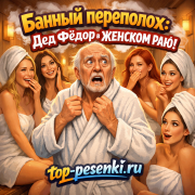 Suno Ai - Банный переполох: Дед Фёдор в ЖЕНСКОМ РАЮ!